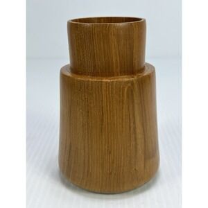 Vintage‎ Dolphin Genuine Teak Wood Candle Holder Thailand Midcentury Modern MCM